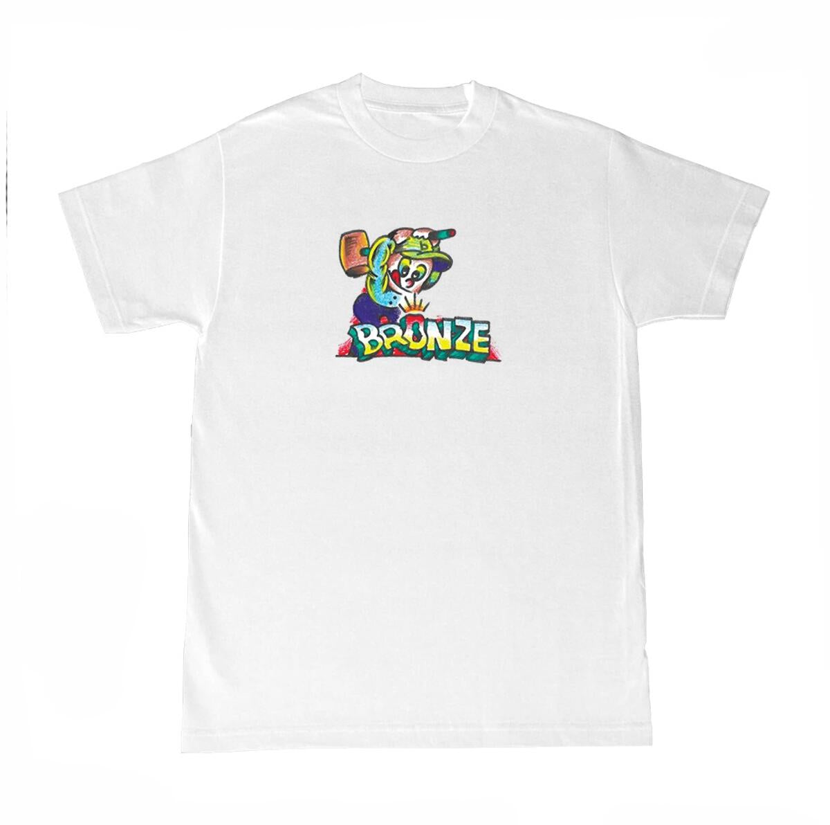 Bronze 56k Mallet Tee-(white) - Geometric Skateshop