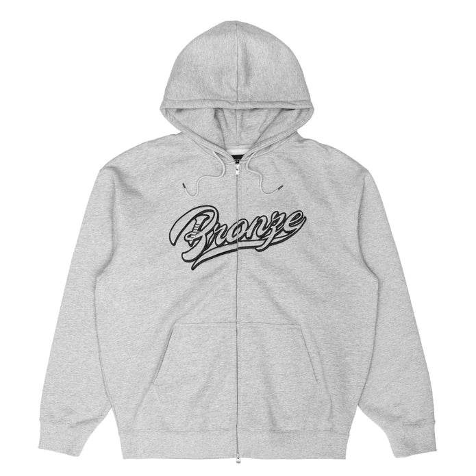 Bronze 65k Sports Zip Hoody - Grey