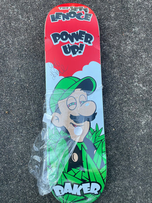 Baker Jeff Lenoce Luigi Board Signed!! Reissue