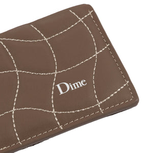 Dime Quilted Bifold Wallet Brown - RUKUS