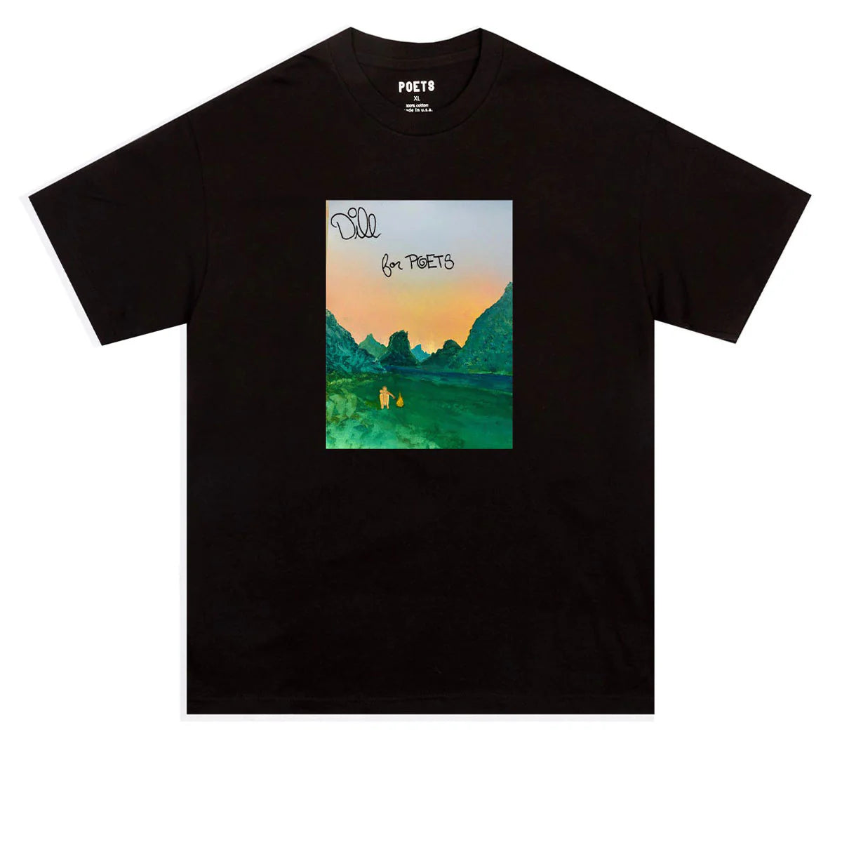 Poets Dill for Poets DTG T-shirt-(black)