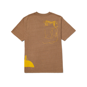 HUF Loosies Washed Tee - (Camel)