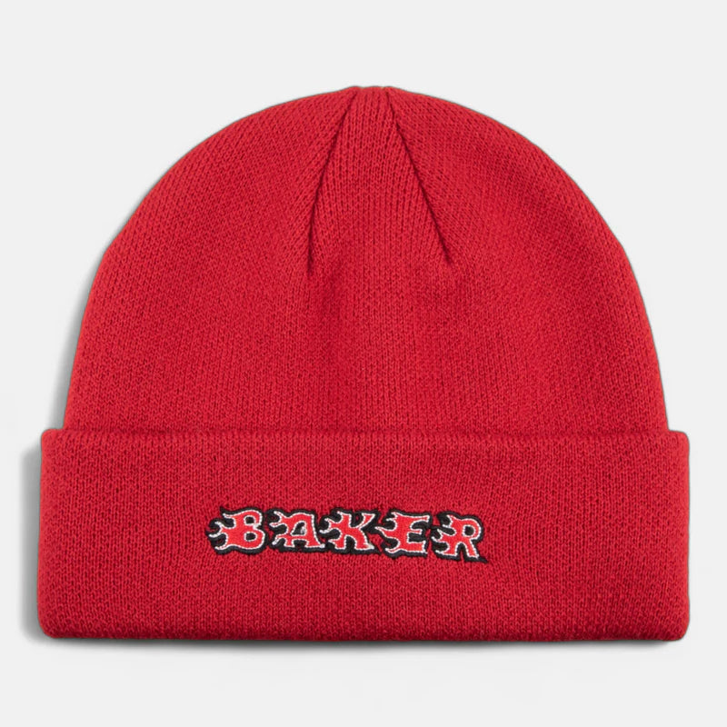 Baker Flames Beanie - (Red)