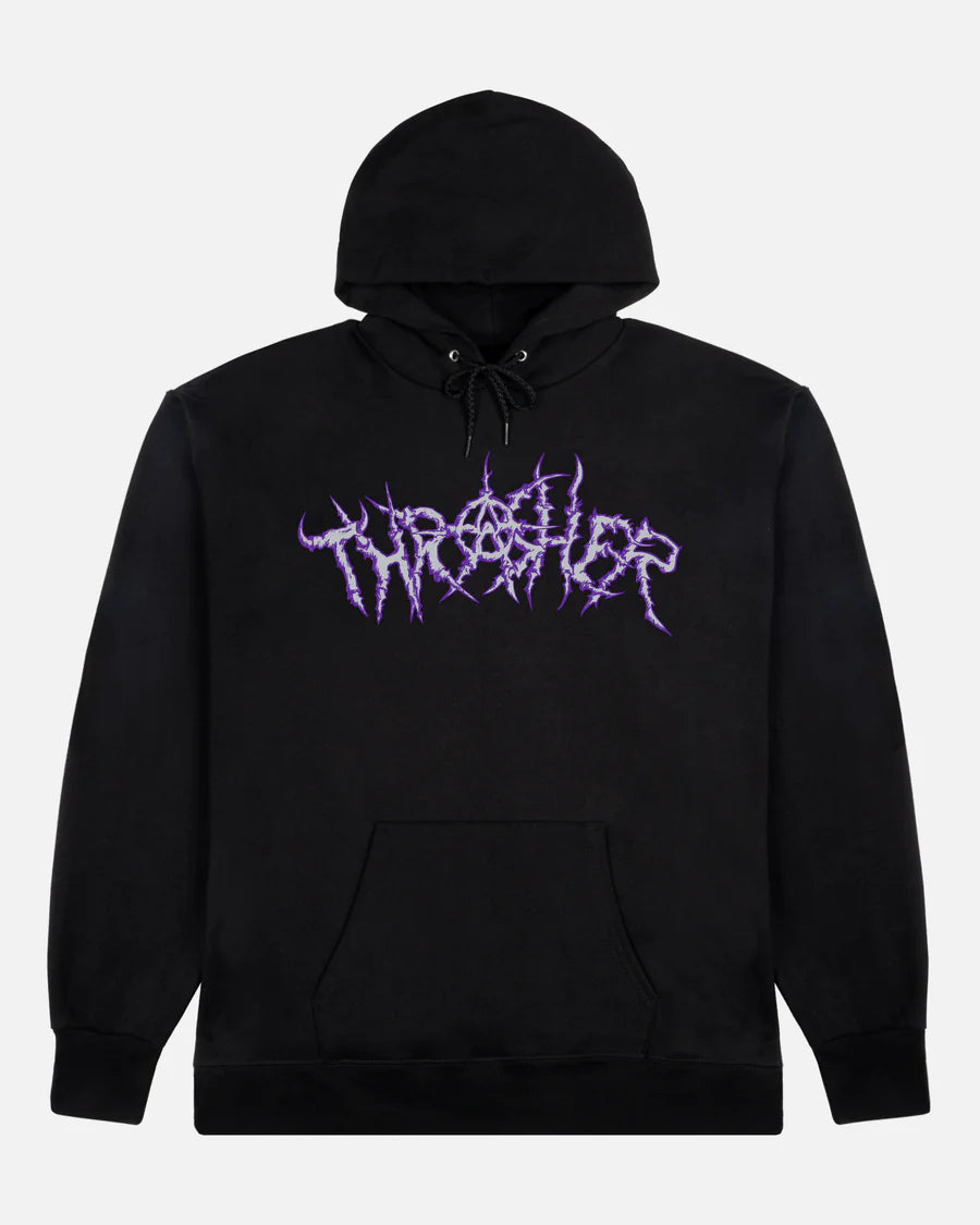 Thrasher Thorns Hoodie black Geometric Skateshop