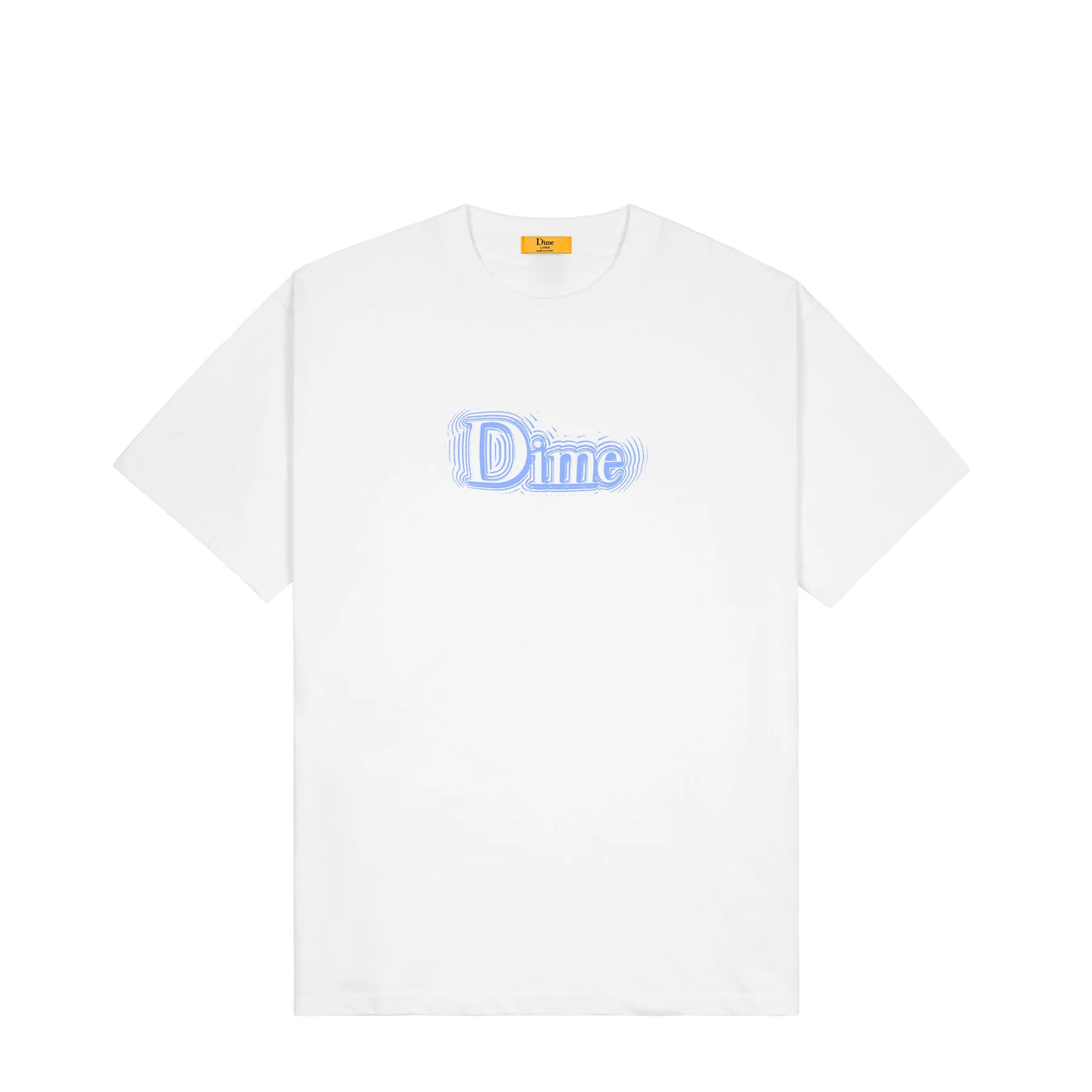 Dime Noize Tee - White - Geometric Skateshop