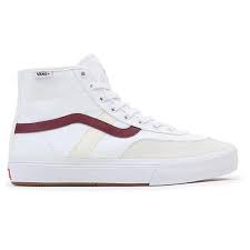 Vans Crockett High - (White/Red)